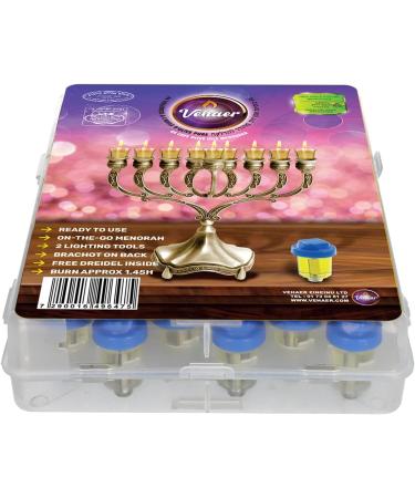 SHALHEVET LIGHT Vehaer 44 Prefilled Cups Hanukkah Chanukah Olive Oil Ready to Use Fits Most Menorah (Liquid Oil 1:45 HR Small) Liquid Oil 1:45 HR S - Buy Online on SooperMarket.com