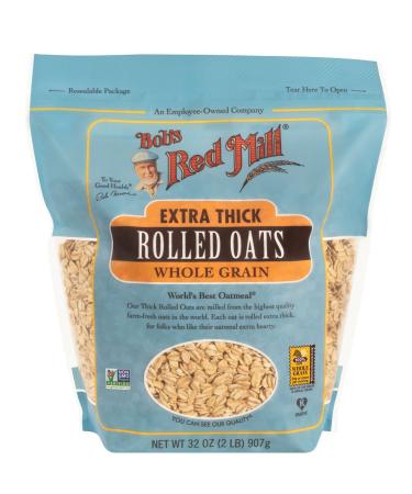 Bob's Red Mill Extra Thick Rolled Oats Whole Grain 32 oz (907 g)