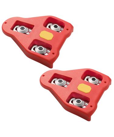 Tacobey bike shoe panels compatible with pedal slabs Look Delta (9 degrees) Bicycle Cleats-indoor cycling & racing bike Cleat set-designed for women and men clipless spinning and bicycle shoes LOOK-DELTA-1 pack