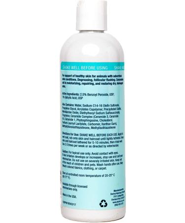 Dechra DermaBenSs Shampoo 12oz for Dogs, Cats & Horses - Gentle, Soap-Free Antimicrobial Formula (1810011) - Buy Online on SooperMarket.com