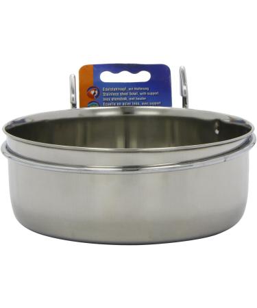 Nobby Stainless Steel Bird Bowl 15cm 0.9L - Pack of 2 | Durable & Stylish Pet Supplies - Buy Online on SooperMarket.com