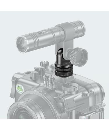 Seafrogs Diving Cold Shoe Adapter YS Head Dual Nut Screw Stand - Aluminum Camera Hot Shoe Mount for Flashlight & Camera Lighting System - Accessory Mount Adapter for LED Video Light & Microphone YB-2 - Buy Online on SooperMarket.com