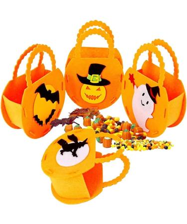 oueyfer Pack of 4 Portable Treat Baskets with Handles Portable for Biscuits Snacks Snacks Treats Treats Carry Bags Treat Baskets for Women and Adults Sweets - Buy Online on SooperMarket.com