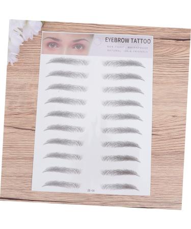 Hemoton 2pcs 3d Eyebrow Stickers Artificial Eyebrow Imitation Eyebrow - Buy Online on SooperMarket.com