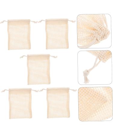 Mikinona 5pcs Soap Storage Cotton Linen Soap Bar Soap Wash Pouch Sisal Saver Nut - Buy Online on SooperMarket.com