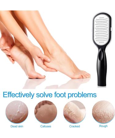 Sularpek Foot File Foot Scraper Best Foot Care Pedicure Metal Surface Tool to Remove Hard Skin Can Be Used on Both Wet and Dry Feet Surgical Grade Stainless Steel File - Buy Online on SooperMarket.com