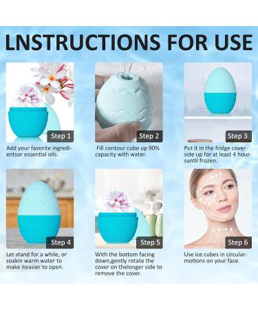Ice Face Roller Mold - Reusable Silicone for Reducing Eye Bags & Dark Circles | Best Skin Care Tool - Buy Online on SooperMarket.com