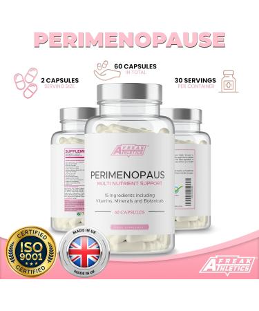 Perimenopause Support Supplements - 60 Capsules for Women's Wellbeing - Early Menopause Relief - 1 Month Supply - Buy Online on SooperMarket.com