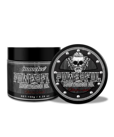immetee Hair Pomade for Men Strong Hold High Shine Hair Wax Hair Gel for Men Colorless Water Based Hair Clay Easy to Wash Non-greasy All Day Hold for All Hair Styles-150g/5.29oz (Hair Pomade 1)