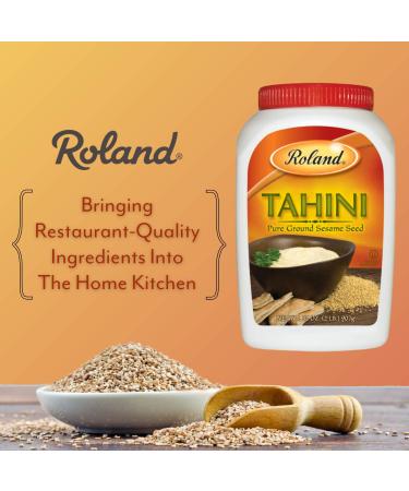 Roland Foods Tahini - Pure Ground Sesame Seed, Specialty Imported 2lb Jar - Buy Online on SooperMarket.com