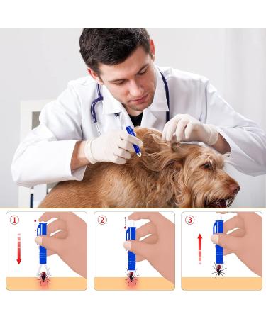 Melliex Tick Pliers Set - 6-Pack Stainless Steel Tick Removers for Humans Dogs Cats & Children | Safe & Easy Tick Removal with Storage Box - Buy Online on SooperMarket.com