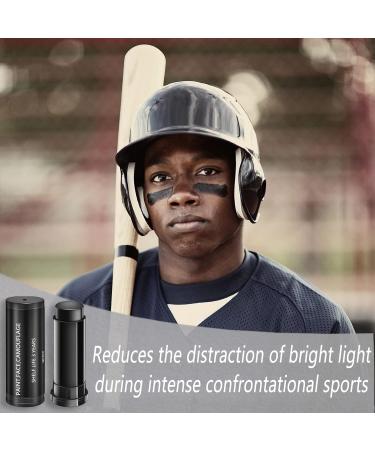 3PCS Sports Eye Black Stick  Professional Eyeblack Face Paint Sports Football Baseball Softball Eye Black Face Body Paint Stick for Eyeblack Makeup Game Halloween Cosplay Party - Buy Online on SooperMarket.com