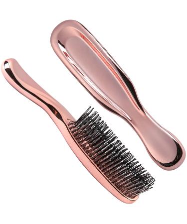 Hair Brush  Scalp Massager Hair Grow Brush - Glide Through Tangles with Ease - for Thinning Curly  Stright  Women  Men  Kids  Toddlers.(Rose Gold)