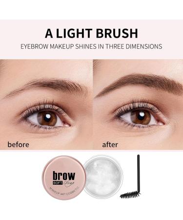 Eyebrow Soapbar - Waterproof Brow Lifting Wax | Eyebrow Styling Wax Eyebrow Shaping Wax for Brows Clear Brow Styling Wax for Lamination Effect Klufo - Buy Online on SooperMarket.com