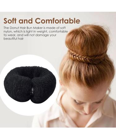 Ulapithi Donut Hair Bun Maker Set - 3 Pieces for Perfect Hairstyles | Hair Styling Tool for Children & Women - Buy Online on SooperMarket.com
