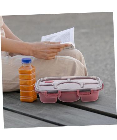 Alipis Box Portable Food Accessory Multi-Function Case Supply Lunch Convenient Bento Household Red 28.5X19X6.5CM - Buy Online on SooperMarket.com