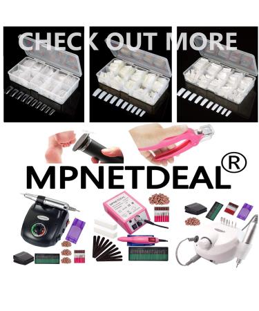 Electric Nail Drill Set Kit for Acrylic Nails Gel Art - Pink MPNETDEAL Efile Machine - Salon Quality at Home - Buy Online on SooperMarket.com