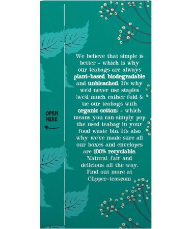 Clipper Organic After Dinner Mint & Fennel Tea Bags | 20 Infusion Peppermint & Fennel Sachets | Caffeine Free Teabags | Eco-Conscious Herbal Tea Bags | Natural Unbleached Plant-Based & Biodegradable Pack of 3 - Buy Online on SooperMarket.com