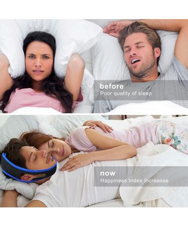 ZDEUCV Snore Stopper Kit - Silicone Nose Clips & Chin Strap for Deep Sleep - Buy Online on SooperMarket.com