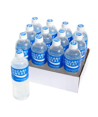Pocari Sweat PET Bottles - The Water and Electrolytes that Your Body Needs, Japans Favorite Hydration Drink, Now in the USA, Clear, 500 ml, 12 Pack 16.9 Ounce (Pack of 12)