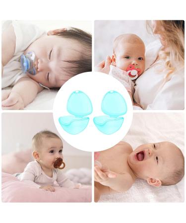 Buy BPA-Free Green Pacifier Case - 5 Piece Transparent Holder for Travel & Home | Durable Nipple Shield Box - Buy Online on SooperMarket.com