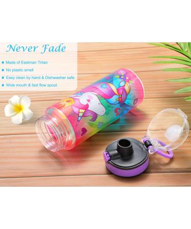 Cute Unicorn Water Bottle for School Kids Girls - BPA Free, Leak Proof, Easy to Clean - 23oz - Buy Online on SooperMarket.com