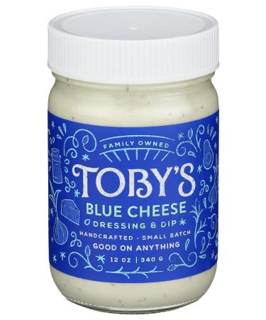 TOBYS Blue Cheese Dressing & Dip - 12 Oz.