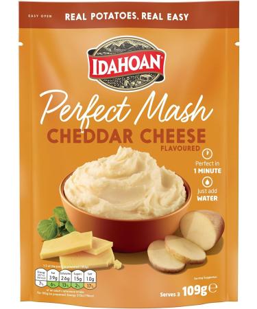 Idahoan Mashed Potato Cheddar Cheese Pack of 4 x 109g Instant Mash Potato Made in USA - Buy Online on SooperMarket.com