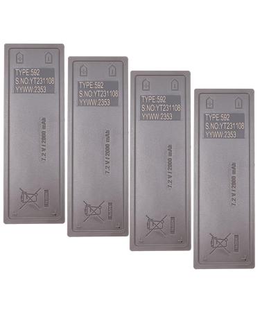 (4 PCS)2000mAh RSC7220 13445 NiMH 592 Battery for Scanreco/Palfinge 592 590 960 RC400 EA2512 13445 BS590 16131 Battery fit Part No.RSC7220 Crane Remote Control Battery (7.2 Volt 2.0Ah Ni-MH)