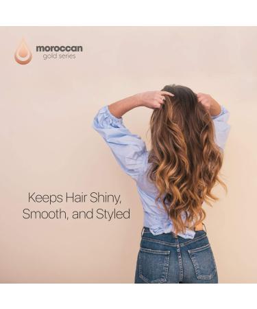 Gold Series Moisturizing Style Cream - Hydrating Hair Styling Cream with Argan Oil and Keratin for Curly, Fine, or Frizzy Hair - 16.9oz Pack - Curl Defining and Blow Dry Cream - Buy Online on SooperMarket.com