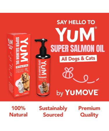 YuM by YuMOVE Super Salmon Oil | Natural Omega-3,6,9 Fish Oil Supplement | 500ml for Dogs and Cats - Buy Online on SooperMarket.com
