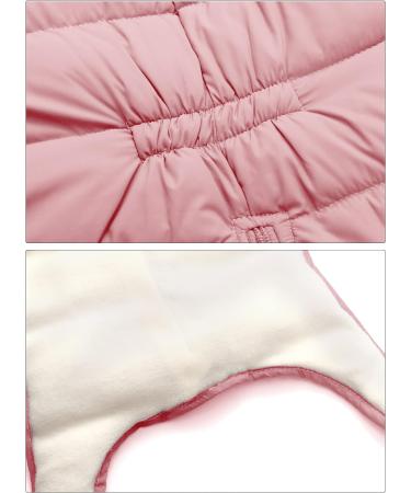 Happy Cherry Baby Winter Pants - Newborn Boys Girls Overall Ski Trousers - Infant Warm Snow Bib Pant - Toddler Windproof Padded Snowsuit Bottoms - Elastic Waist Zipper Outerwear - Pink (Size 90) - Buy Online on SooperMarket.com
