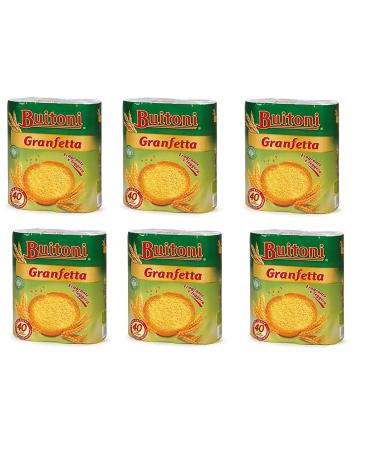6x Buitoni Granfetta Fette Biscottate 40 fat rusks fragrant and light biscuits 300g