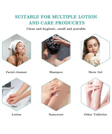 Mezzar 16-Piece Silicone Travel Bottles Set - BPA-Free Containers for Shampoo Lotion & Shower Gel - Perfect for International Travel - Buy Online on SooperMarket.com