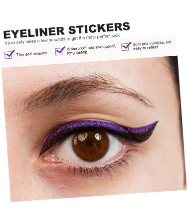 WOONEKY 18 Pairs Anti Sweat Eyeliner Stickers Adhesive Eye Line Sticker Eyeliner Decal Men Eyeliner Sticker - Buy Online on SooperMarket.com
