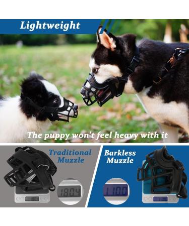 Premium Silicone Dog Muzzle - Basket Style for Medium & Large Dogs | Anti-Bark Solution | International Shipping - Buy Online on SooperMarket.com