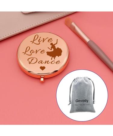 Dance Lover Compact Makeup Mirror - Perfect Gift for Women, Dance Teachers, Ballerinas, and Dancers - Ideal for Birthdays, Graduations, and Dance Recitals - Buy Online on SooperMarket.com