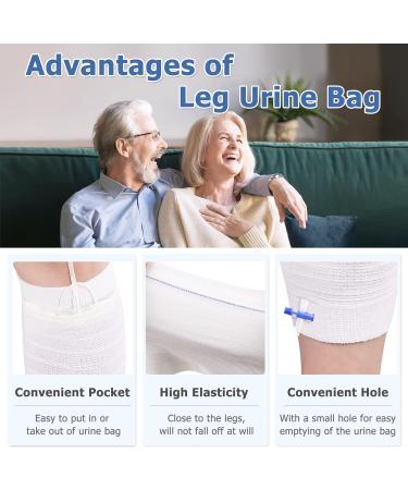 CARER SPARK Washable & Reusable Catheter Leg Bag with Holder - 1pcs - Buy Online on SooperMarket.com