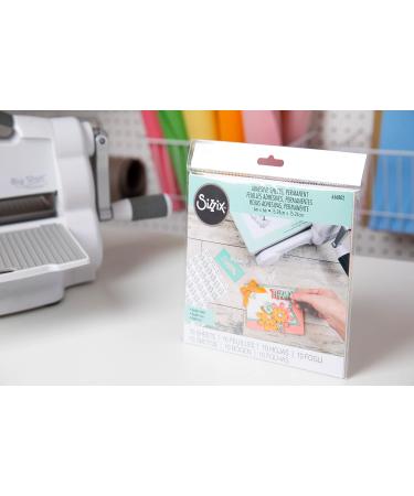 Sizzix Adhesive Sheets 6x6 Inch 10 Pack - Multi Color | Self-Adhesive Backing for Crafts - Buy Online on SooperMarket.com
