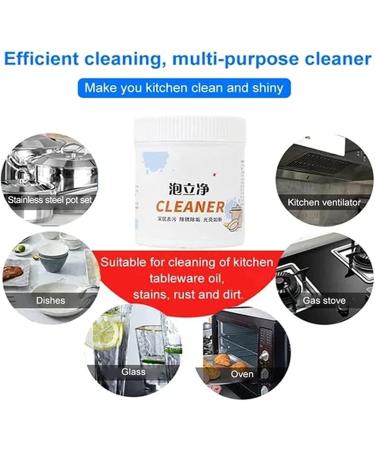 Foam Rust Remover Multi-Purpose Foam Cleaner Rust Remover Kitchen General Cleaning Powder Rust Removal and Polishinglasting Shiny 1 PCS - Buy Online on SooperMarket.com