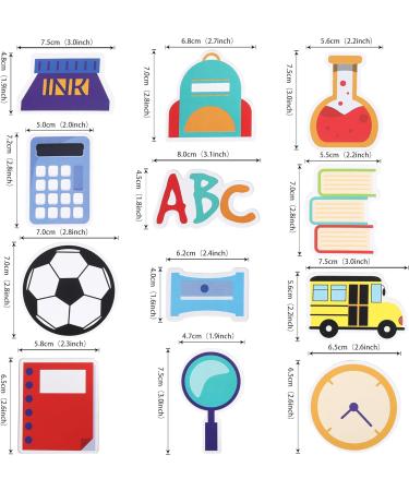 Rsstarxi 36 Pack Back to School Cupcake Toppers Happy First Day of School Cupcake Toothpicks Decoration for Welcome Back to School Activities Kids Birthday Day Party Cake Decorations Design 1 - Buy Online on SooperMarket.com