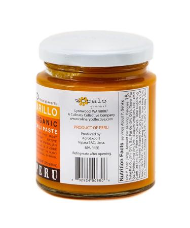 Zocalo Peru Organic Aji Amarillo Chili Paste 8oz (2 Pack) - Buy Online on SooperMarket.com