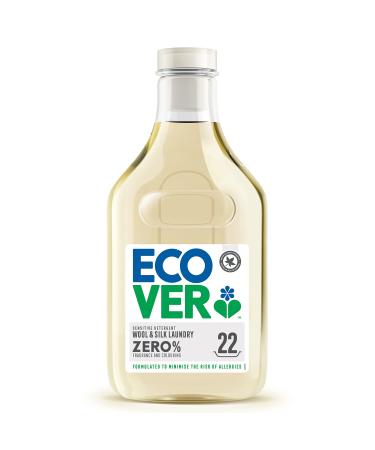Ecover Zero Delicate Laundry Liquid for Sensitive Skin 22 Washes 1L 1 l (Pack of 1)