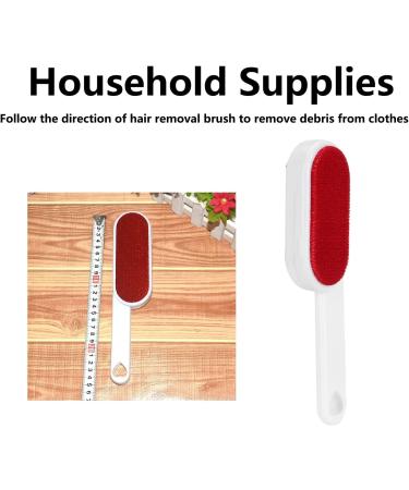 Efficient Double-Sided Lint Remover Brush | Clothes Coat & Pet Hair Removal Tool | Reusable Household Essential for Pet Owners - Buy Online on SooperMarket.com