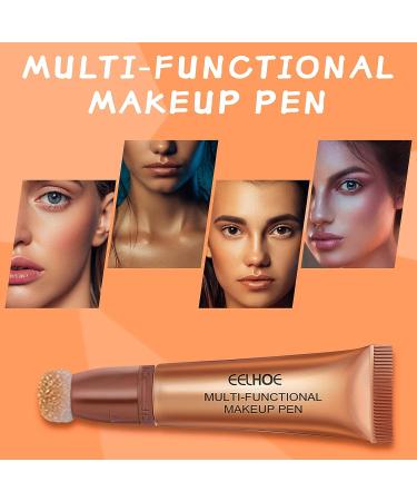 3pcs Liquid Contour Beauty Wand Set - Highlighter & Blush Stick with Cushion Applicator - Buy Online on SooperMarket.com