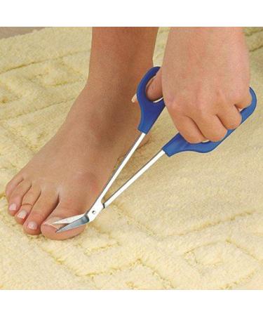 Long Handled Toenail Scissors and Clippers for Thick Nails Set Great for People with Difficulty Their Toes - Buy Online on SooperMarket.com