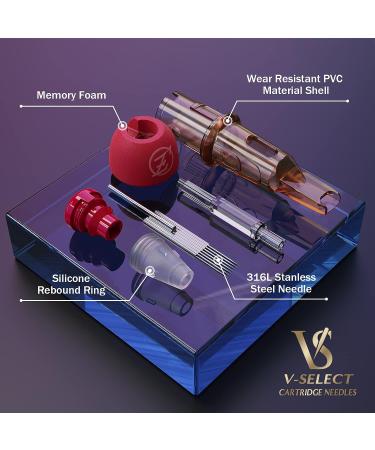 16Pcs #10 EZTAT2 Bugpin Curved Magnum Tattoo Cartridge Needles - V SELECT Plus 1019M1C - Buy Online on SooperMarket.com