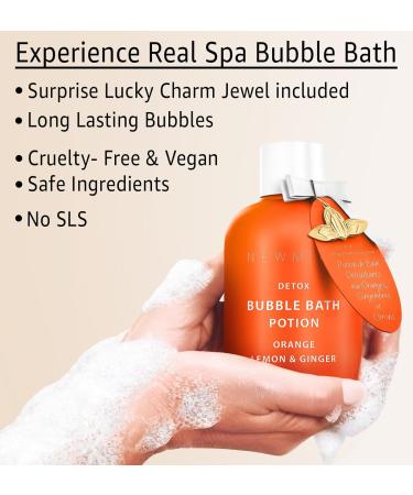 Natural Detox Bubble Bath with Citrus Essential Oils - Hydrating, Relaxing, and Stress Relief - Perfect Self Care Spa Gift for Women and Men - Birthday or Christmas Present - Buy Online on SooperMarket.com