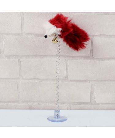 BestMall Cat Ball Feather Wand Toys With Strong Suction Cups Window Kitten Cute for Interactive Kitten Funny Teaser Wand Indoor Kitty Stick Toy Pet Activity Chaser Toy for Playing Training Exercise #5 - Buy Online on SooperMarket.com