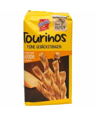 De Beukelaer Tourinos Cheese Pastry Sticks with Gouda - 125g - Gourmet Snack for International Shipping - Buy Online on SooperMarket.com